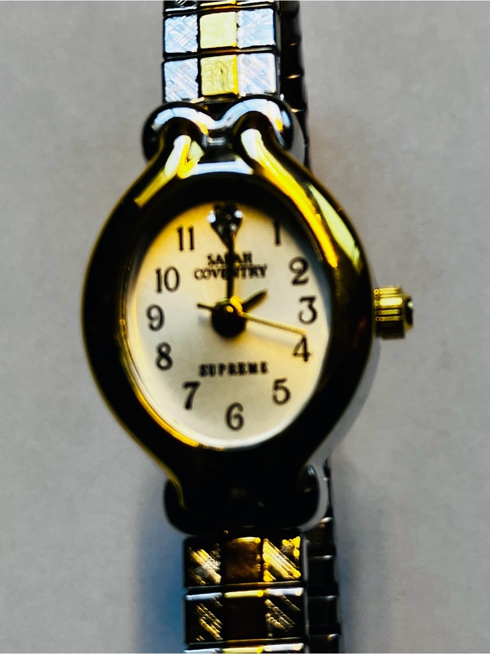 Sarah Coventry Supreme Vintage Two-Tone Ladies Watch - Gold and Silver